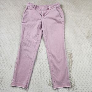 Loft Light Pink Pants Cropped Ankle Trouser Size 6